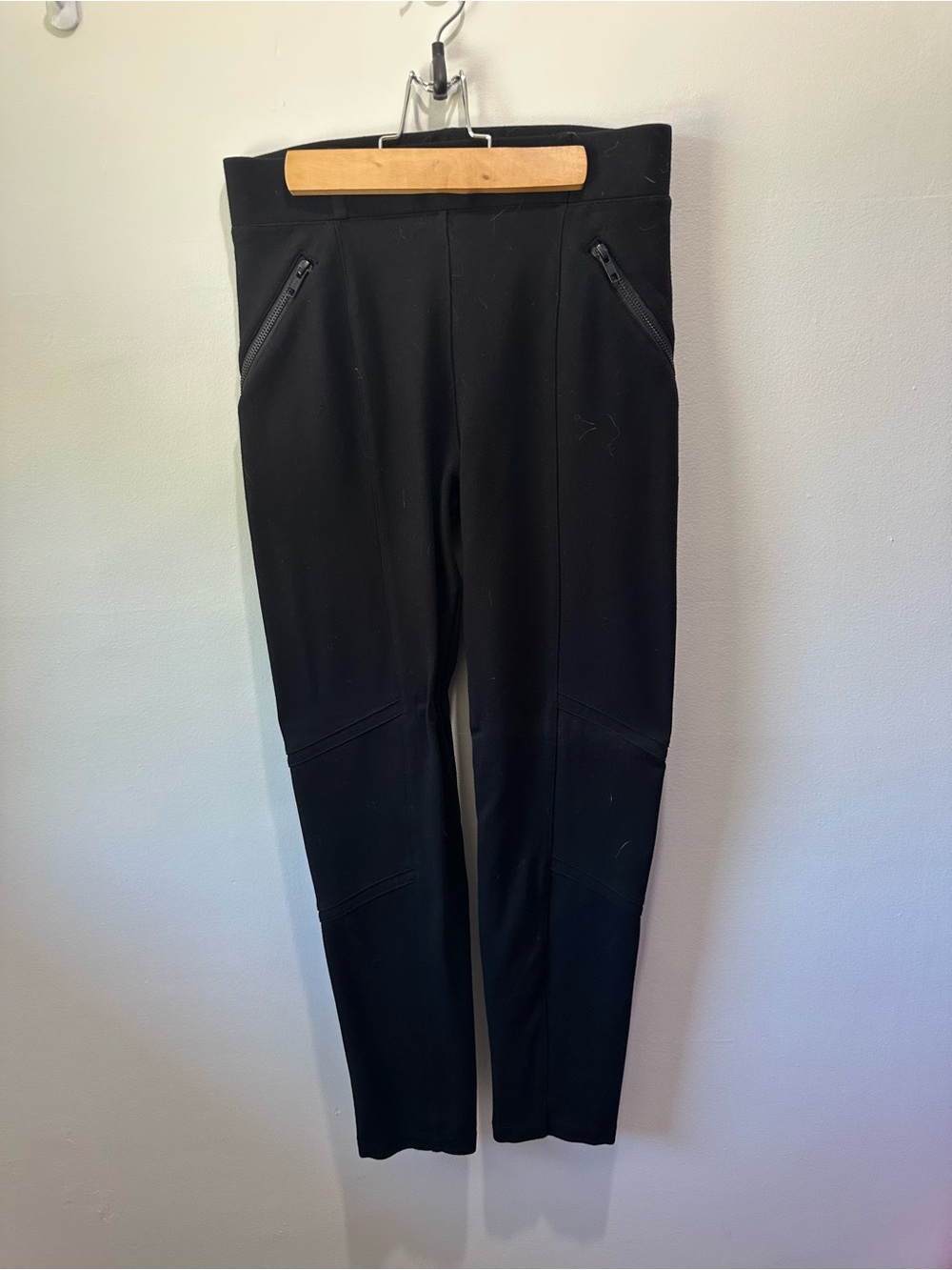 Betabrand Black Zip-Pocket Joggers
